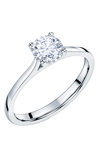 18ct White Gold Engagement Ring with Diamond by Savvidis (Νο 54)