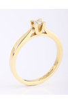 18ct Gold Solitaire Ring with Diamond by FaCaD’oro (No 54)