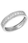 18ct White Gold Eternity Ring with Diamonds by FaCaD’oro (No 54)