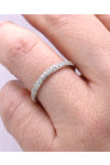 Δαχτυλίδι σειρέ SAVVIDIS από λευκόχρυσο 18Κ με διαμάντια (No 54)