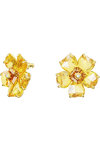 SWAROVSKI Yellow Florere stud earrings Flower