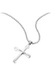 POLICE Saint Stainless Steel Cross with Chain