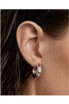 PDPAOLA Essentials Sterling Silver Earrings with Zircons