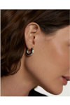 PDPAOLA Essentials Sterling Silver Earrings with Zircons