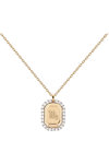 PDPAOLA Zodiac 18ct-Gold-Plated Sterling Silver Necklace with Zircons