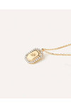 PDPAOLA Zodiac 18ct-Gold-Plated Sterling Silver Necklace with Zircons