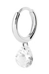 PDPAOLA Essentials Sterling Silver Single Earring with Zircons