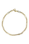 14ct Gold Paperclip Bracelet by SAVVIDIS