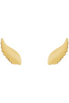 DOUKISSA NOMIKOU Tiny Angel Wings Earrings Gold