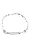 9ct White Gold Kids Bracelet with Butterfly by Ino&Ibo