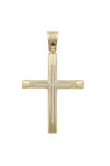 14ct Gold and White Gold Cross by SAVVIDIS