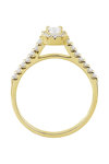 Μονόπετρο δαχτυλίδι SAVVIDIS από λευκόχρυσο 18Κ με διαμάντι (No 53)