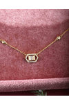 18ct Gold Necklace with Diamonds by  SAVVIDIS