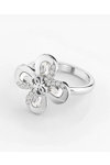 GUESS Amazing Blossom Stainless Steel Ring with Zircons (No 56)