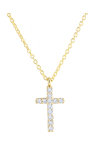 18ct  Gold Necklace with Diamonds by FaCaDoro