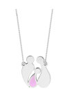 9ct White Gold Necklace with Family by SAVVIDIS