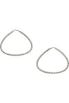 BREEZE Rhodium Plated Sterling Silver Earrings
