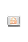 NOMINATION Composable Classic Link Padlock In 9K Rose Gold