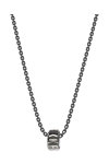 BIKKEMBERGS Embossed Stainless Steel Necklace