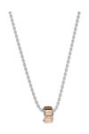 BIKKEMBERGS Embossed Stainless Steel Necklace