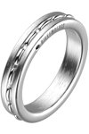 BIKKEMBERGS Input Stainless Steel Ring with Diamonds (No 23)