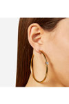 CHIARA FERRAGNI Cuoricino Neon 18ct Gold Plated Hoop Earrings with Heart