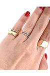 Δαχτυλίδι SAVVIDIS από χρυσό 14Κ με ζιργκόν (Νο 53)