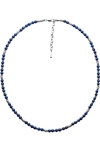 U.S.POLO Oliver Stainless Steel Necklace with Lapiz Lazuli