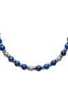 U.S.POLO Oliver Stainless Steel Bracelet with Lapiz Lazuli