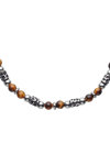 U.S.POLO Oliver Stainless Steel Bracelet with Tiger Eye