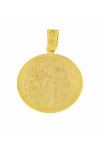 9ct Gold Double Sided Lucky Pendant by FaCaDoro