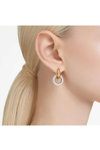 SWAROVSKI White Dextera hoop earrings