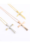 14ct Two Toned Gold Cross by FaCaDoro
