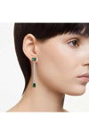 SWAROVSKI Green Matrix drop earrings (mixed cuts)