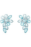SWAROVSKI Blue Gema drop earrings Flower