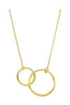 VOGUE Circle Sterling Silver Necklace
