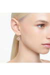 SWAROVSKI White Idyllia drop earrings Clover