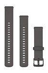 GARMIN Quick Release 18 Pebble Gray Silicone Replacement Band