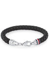 TOMMY HILFIGER Stainless Steel and Leather Bracelet