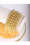 Βραχιόλι KIKI Beads Collection από επιχρυσωμένο ασήμι 925