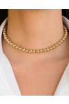 Κολιέ KIKI Beads Collection από επιχρυσωμένο ασήμι 925