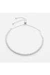 ESPRIT Glow Rhodium Plated Sterling Silver Bracelet with Zircons