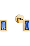ESPRIT Shapes 18ct Gold Plated Stainless Steel Earrings with Zircons