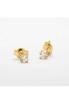 ESPRIT Belle Gold Plated Sterling Silver Earrings with Zircons