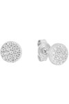 ESPRIT Gleam Rhodium Plated Sterling Silver Earrings with Zircons