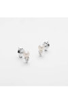 ESPRIT Tender Rhodium Plated Sterling Silver Earrings with Fresh Water Pearl and Zircons