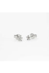 ESPRIT Star Rhodium Plated Sterling Silver Earrings with Diamond