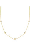 ESPRIT Purity Gold Plated Sterling Silver Necklace with Zircons