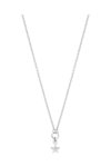 ESPRIT Star Rhodium Plated Sterling Silver Necklace with Diamond