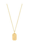 ESPRIT Magic 18ct Gold Plated Sterling Silver Necklace with Zircons